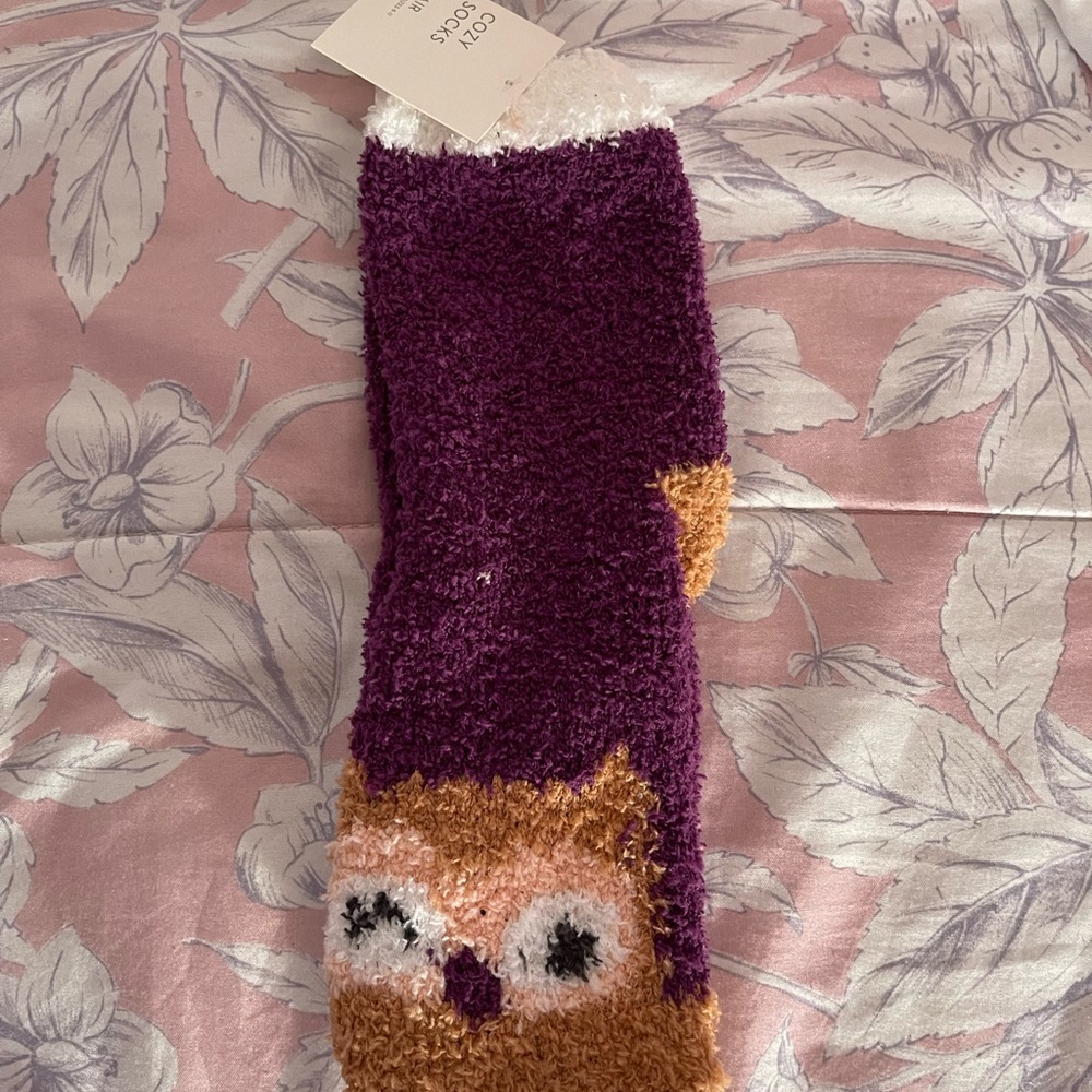 cozy fluffy socks !